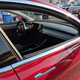 While odd looking on the outside and compromised ergonomically on the inside, the simplicity of the Model 3 interior really is impressive.